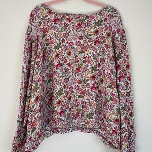 Loft Plus Size 26 long sleeve blouse NWT